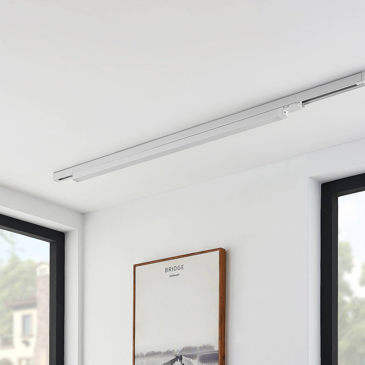 Projecteur pour rail électrique en aluminiumLED blanc (ral 9010), ARCCHIO