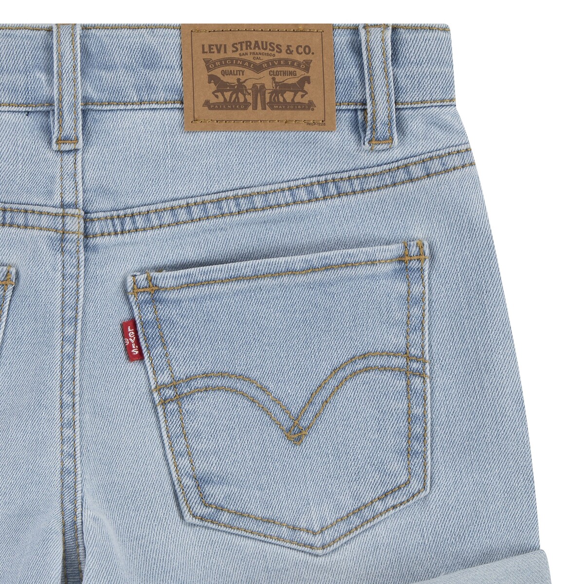 Shorts in denim denim blu chiaro, LEVI'S KIDS