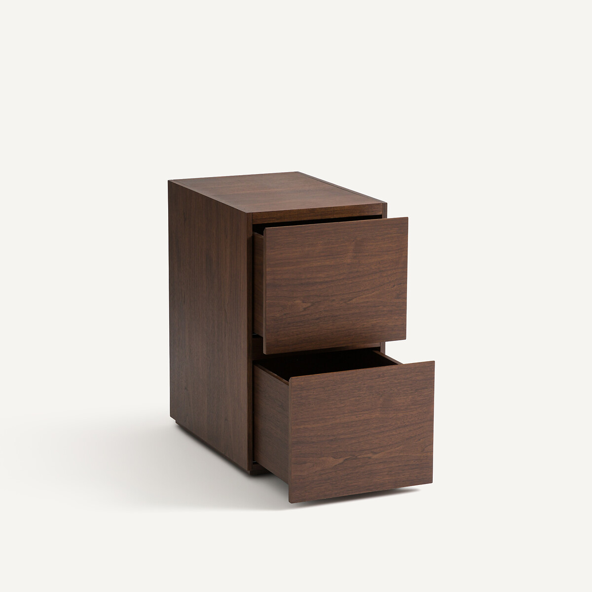Cajonera de 2 cajones grandes chapada en nogal, Working nogal, AM.PM