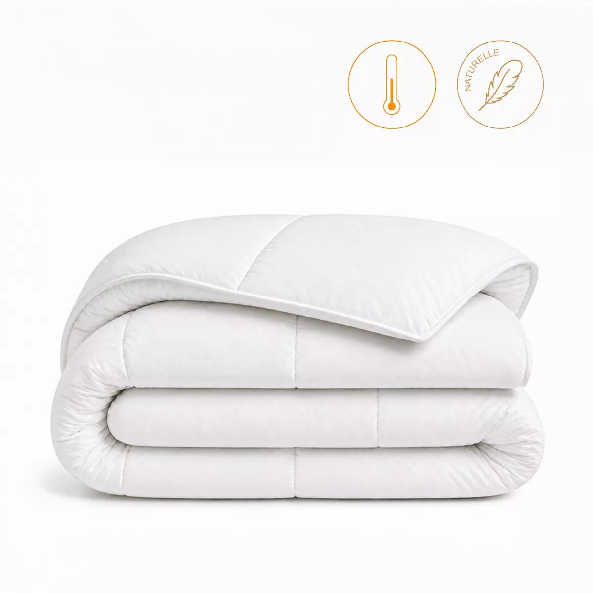 Couette fibres naturelles 200 g/m² tempÉrÉe Oural sante temperee temperee, GARNIER-THIEBAUT