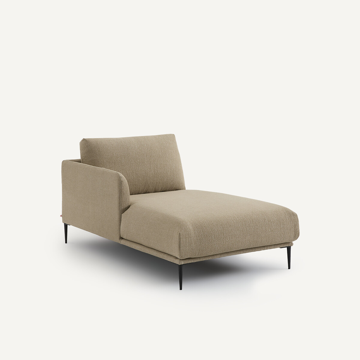 Diván tipo chaise longue de chenilla reciclada, OSCAR, diseño de Emmanuel Gallina corteza, EMMANUEL GALLINA X AM.PM
