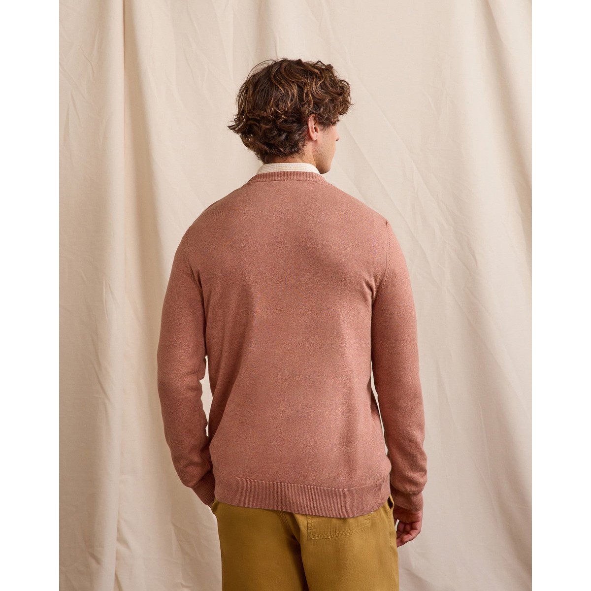 Pull Jersey MARLY brique clair, FAGUO