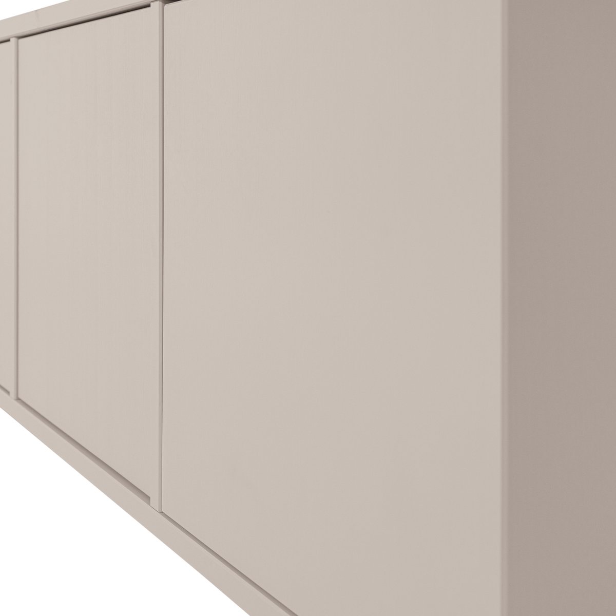 Meuble TV en bois de pin MEREL beige, WOOOD