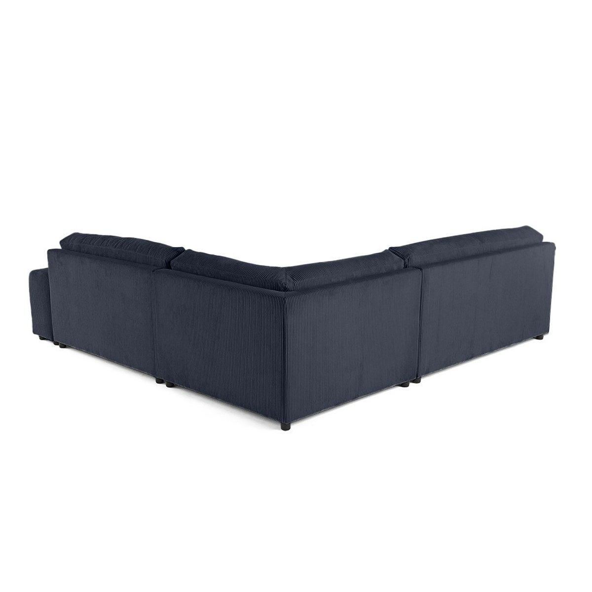 Canapé d'Angle gauche 6 places - GARANCE bleu nuit, BEST MOBILIER