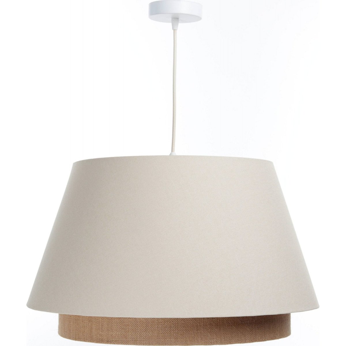 Suspension en tissu, SENSEI beige, crème, BPS KONCEPT