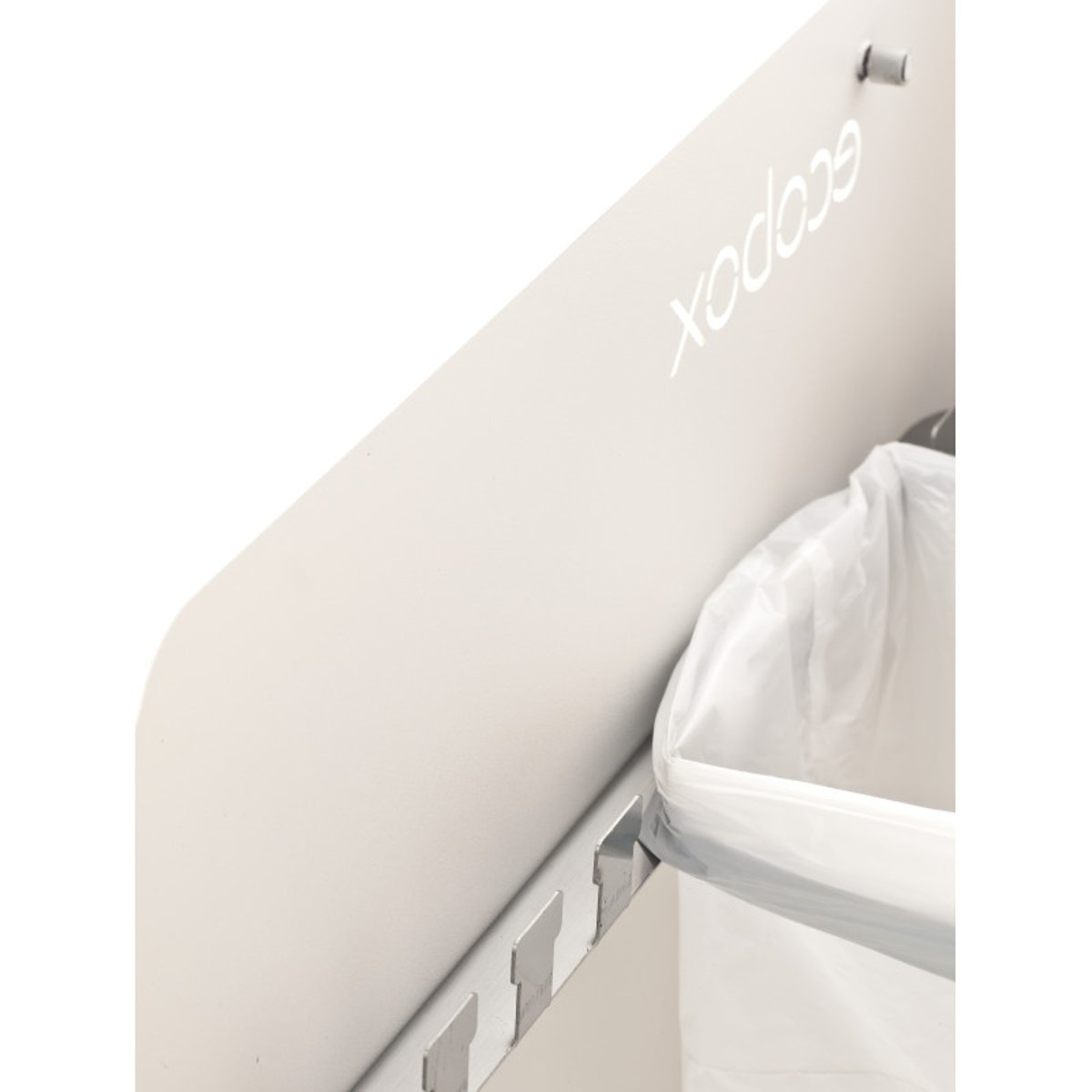 Poubelle de tri ECOBOX 60 L, Design compact sur roulettes sable, DON HIERRO