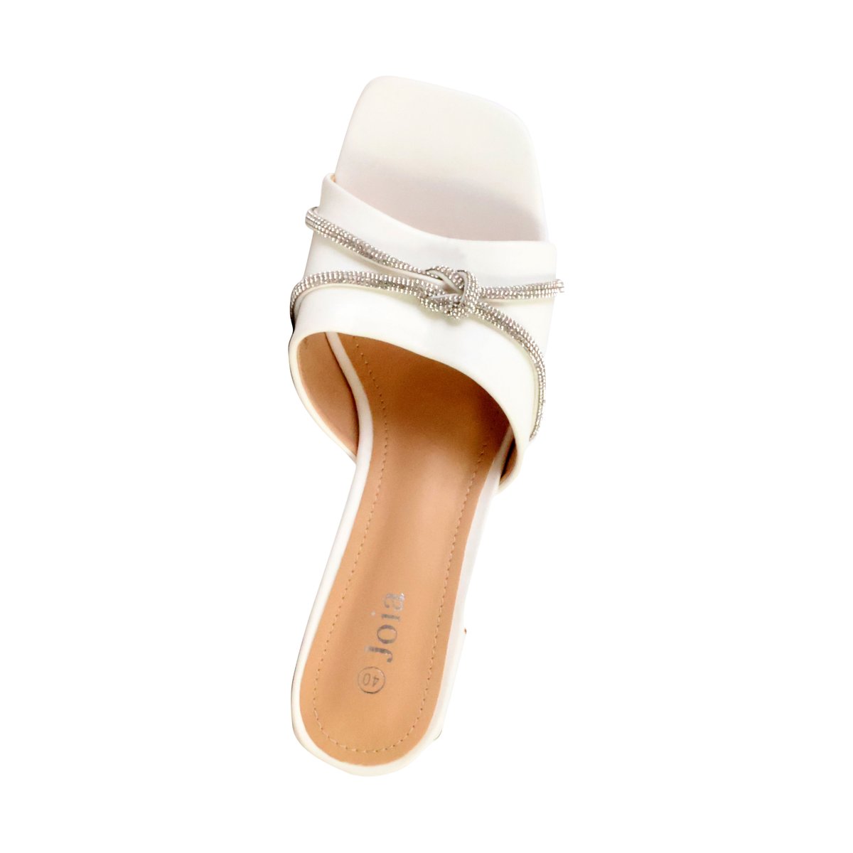 Sandales Talon à Enfiler blanc, ENZA NUCCI