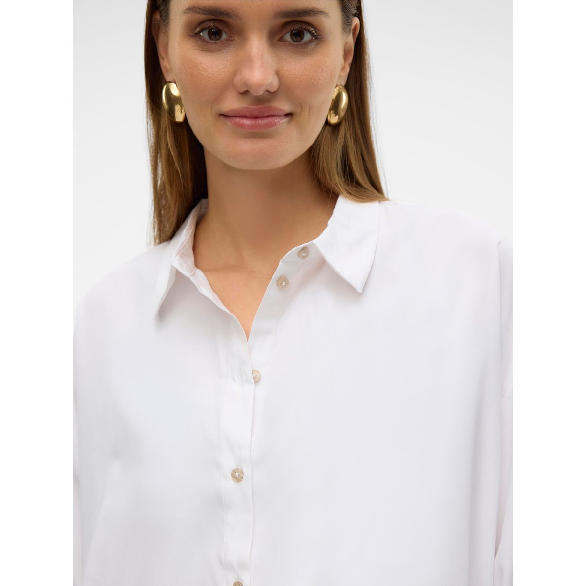Chemise blanche - bright white 7, VERO MODA