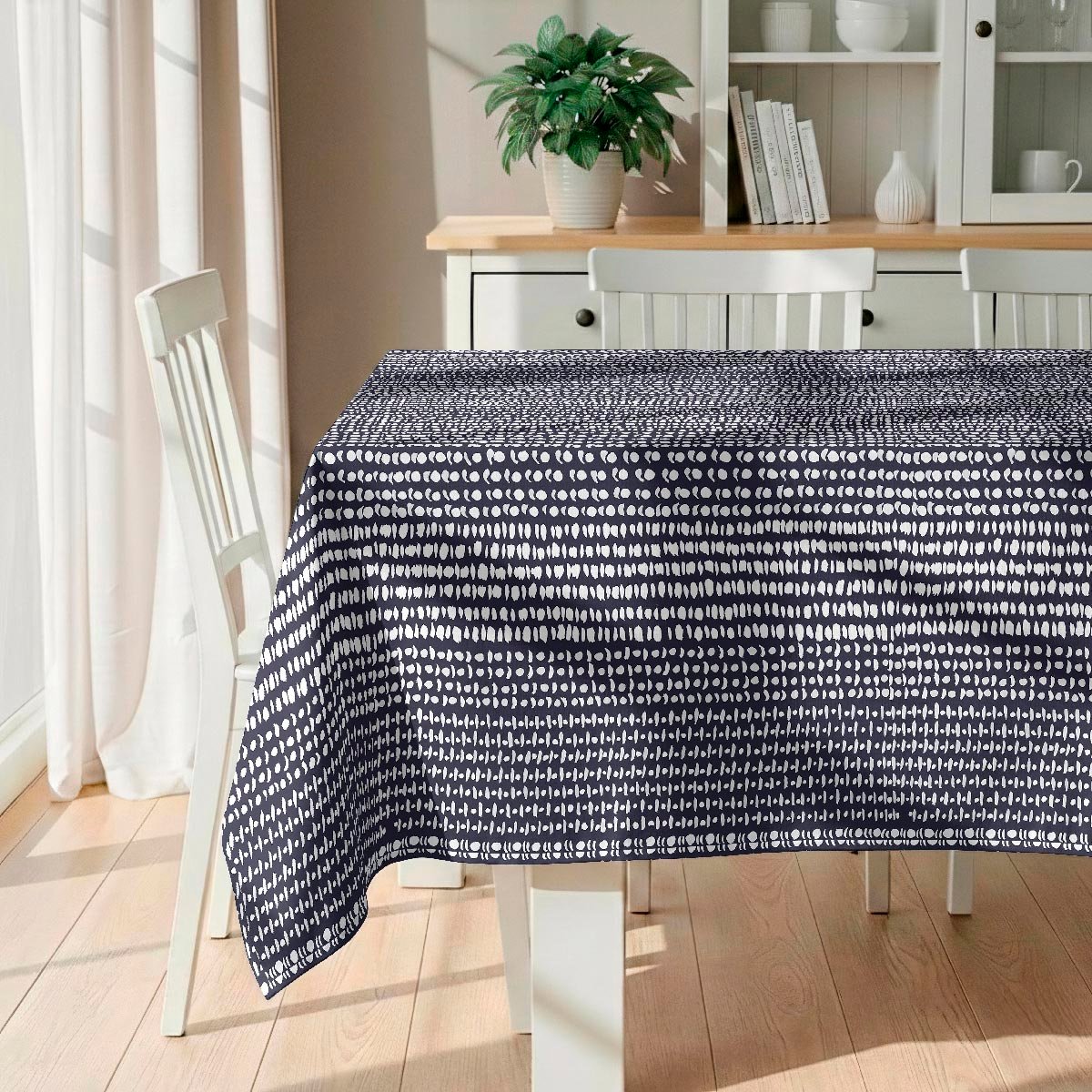 Nappe anti-taches Frieze - coton 100% - anthracite, NAF NAF HOME