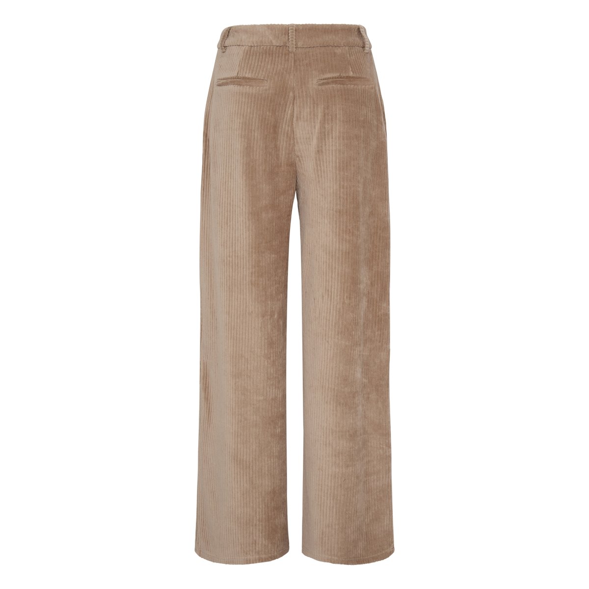 Pantalon en velours, coupe droite, jambes larges marron toasted coconut, ICHI