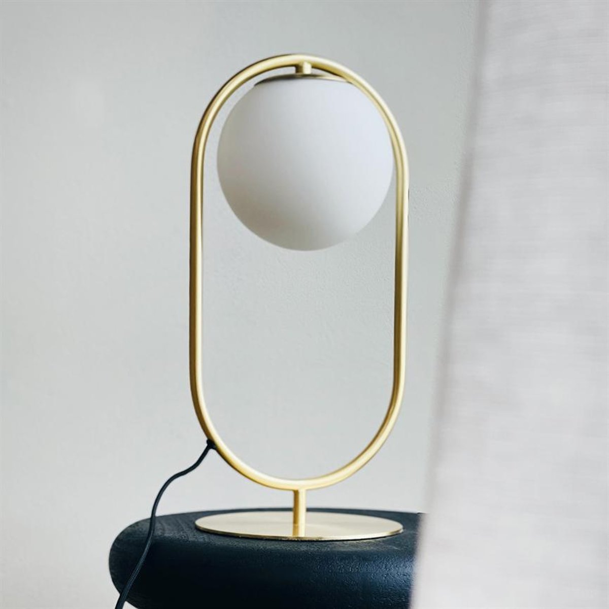 Lampe à poser en Métal brass Reims brass, DYBERG LARSEN
