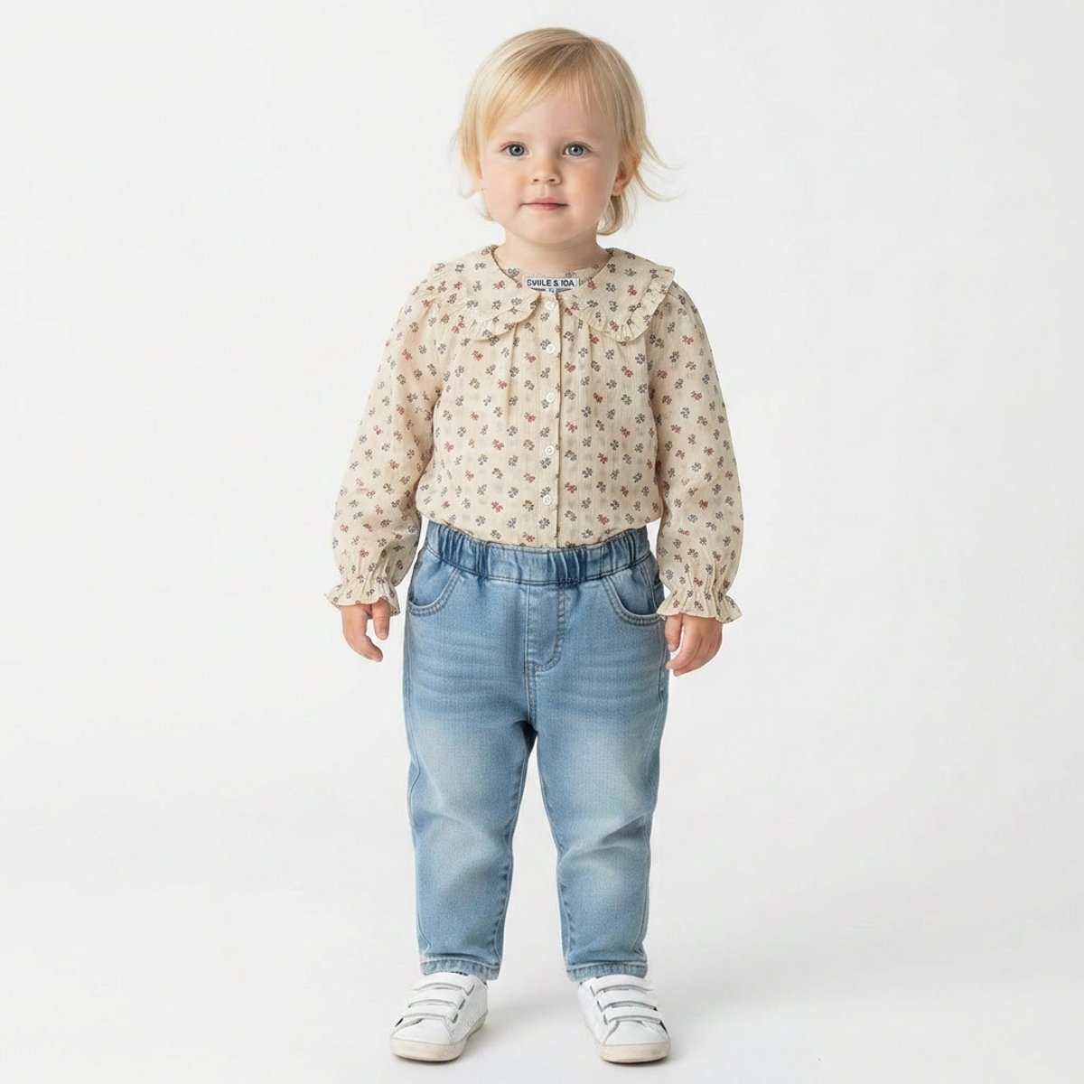 Blouse bébé - Très bon état beige,  EMILE & IDA X LA REDOUTE
