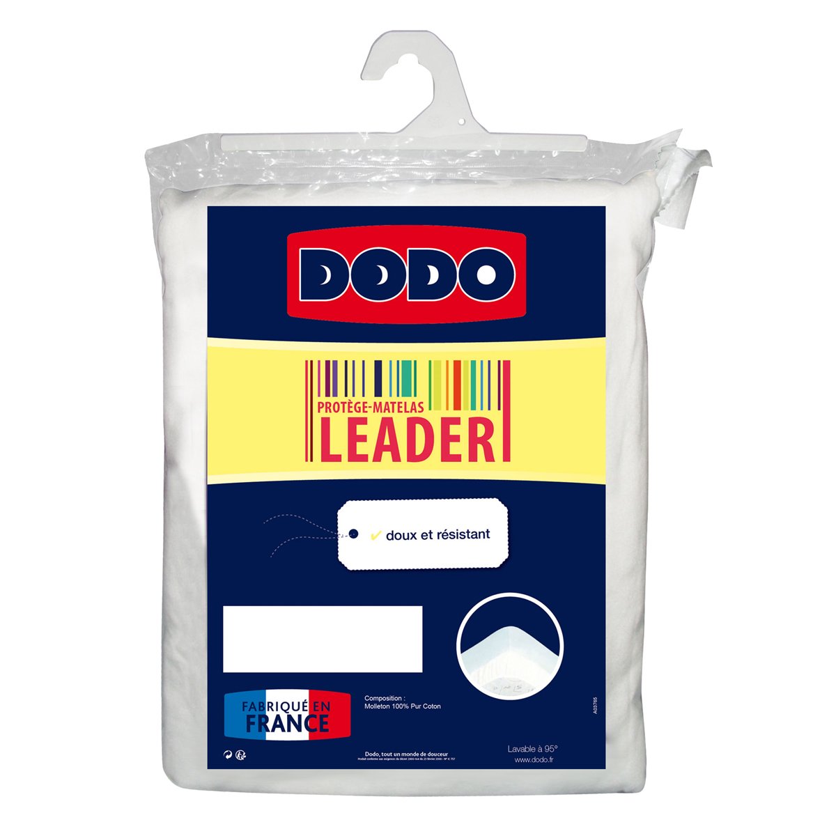 Protège Matelas Leader blanc, DODO