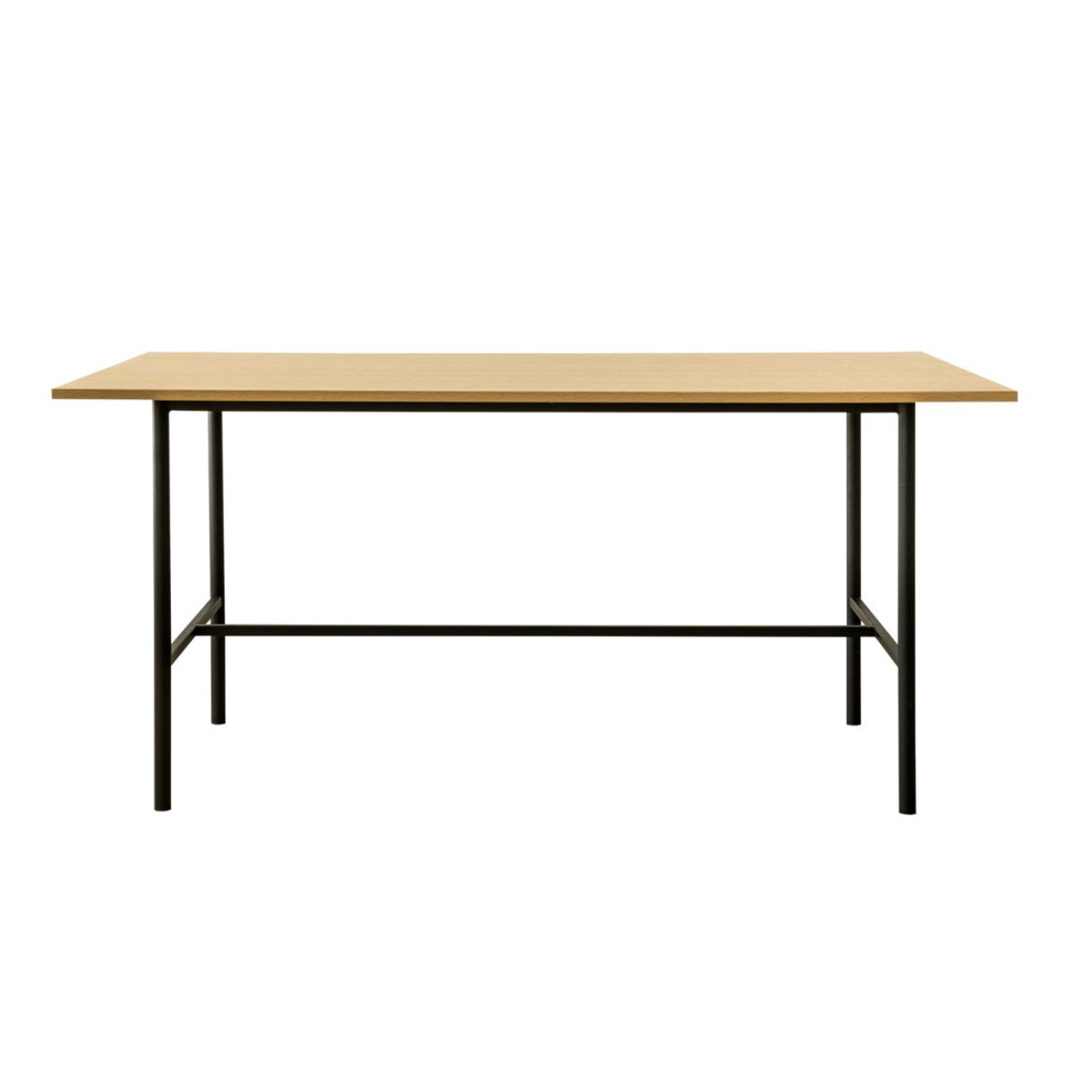 Table à manger Mélamine - GAIA natural - negro, KENAY