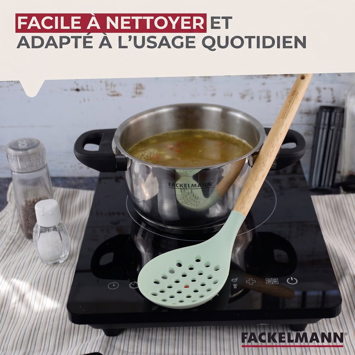 Ecumoire vert OCEAN brun,vert, FACKELMANN