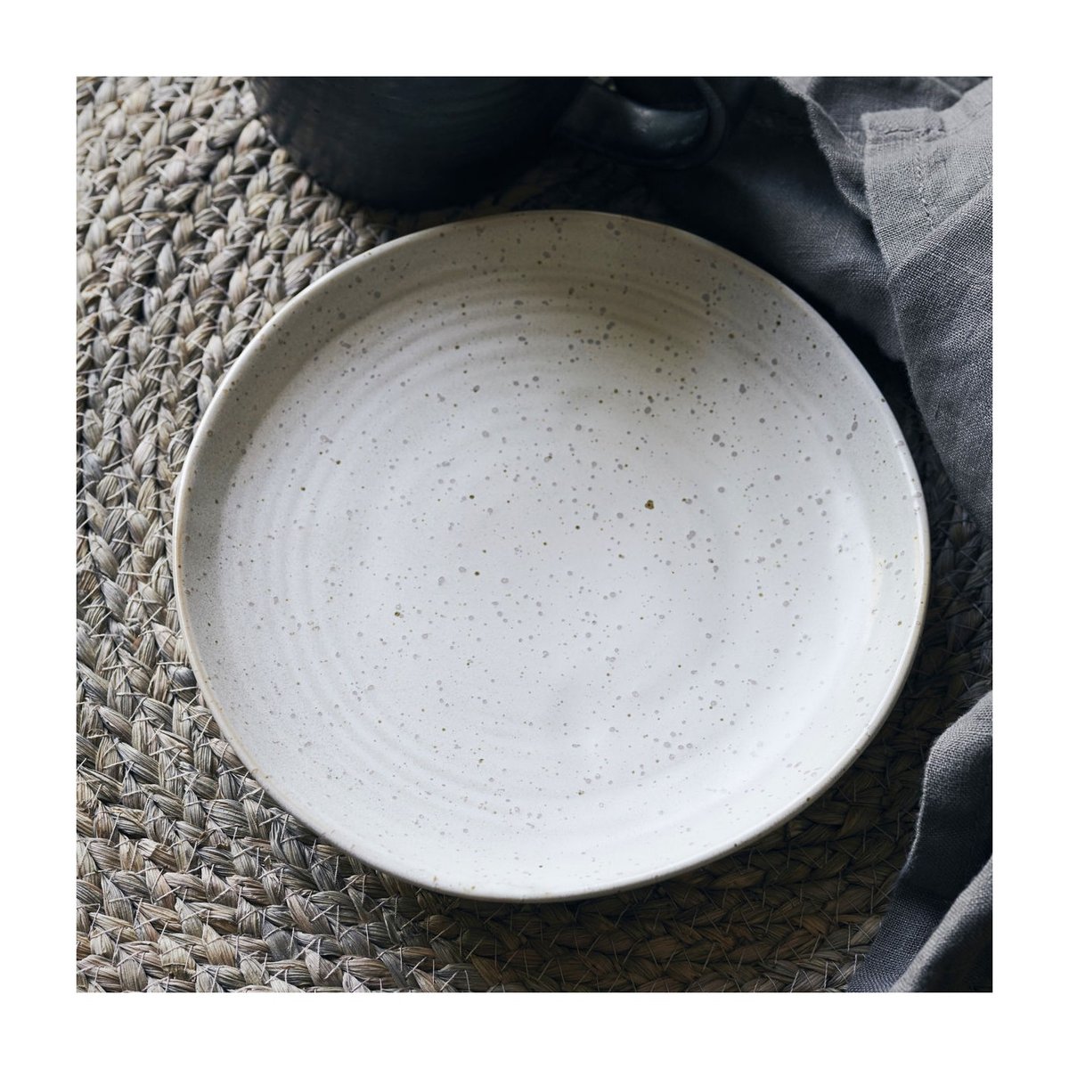 Assiette Pion Diam 17 cm blanc, HOUSE DOCTOR