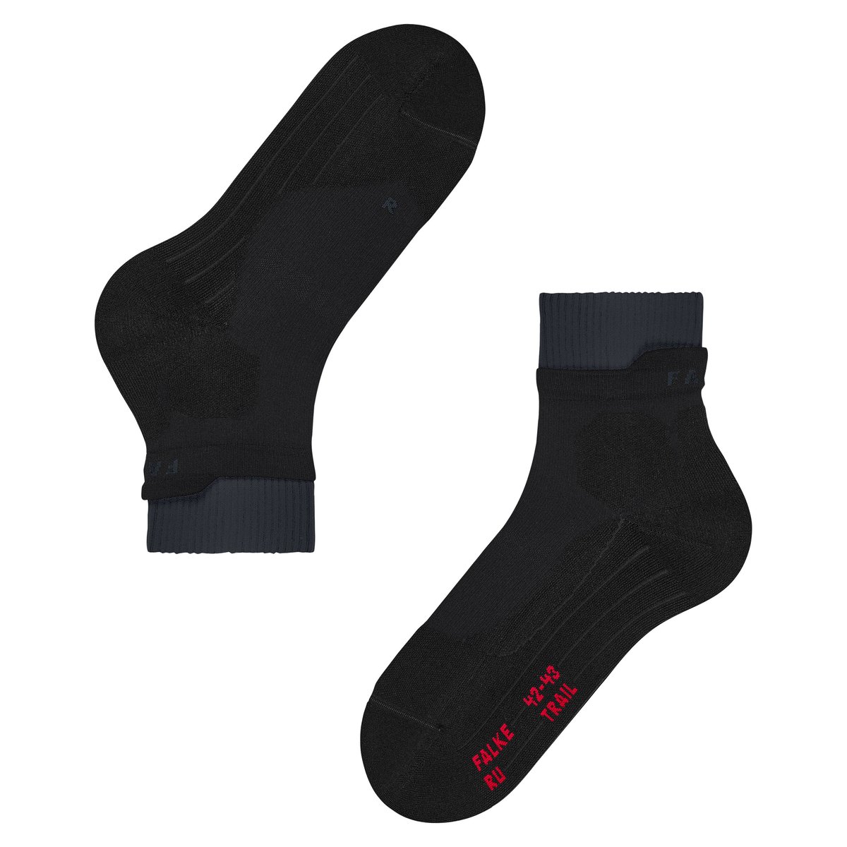 Chaussettes RU Trail noir, FALKE