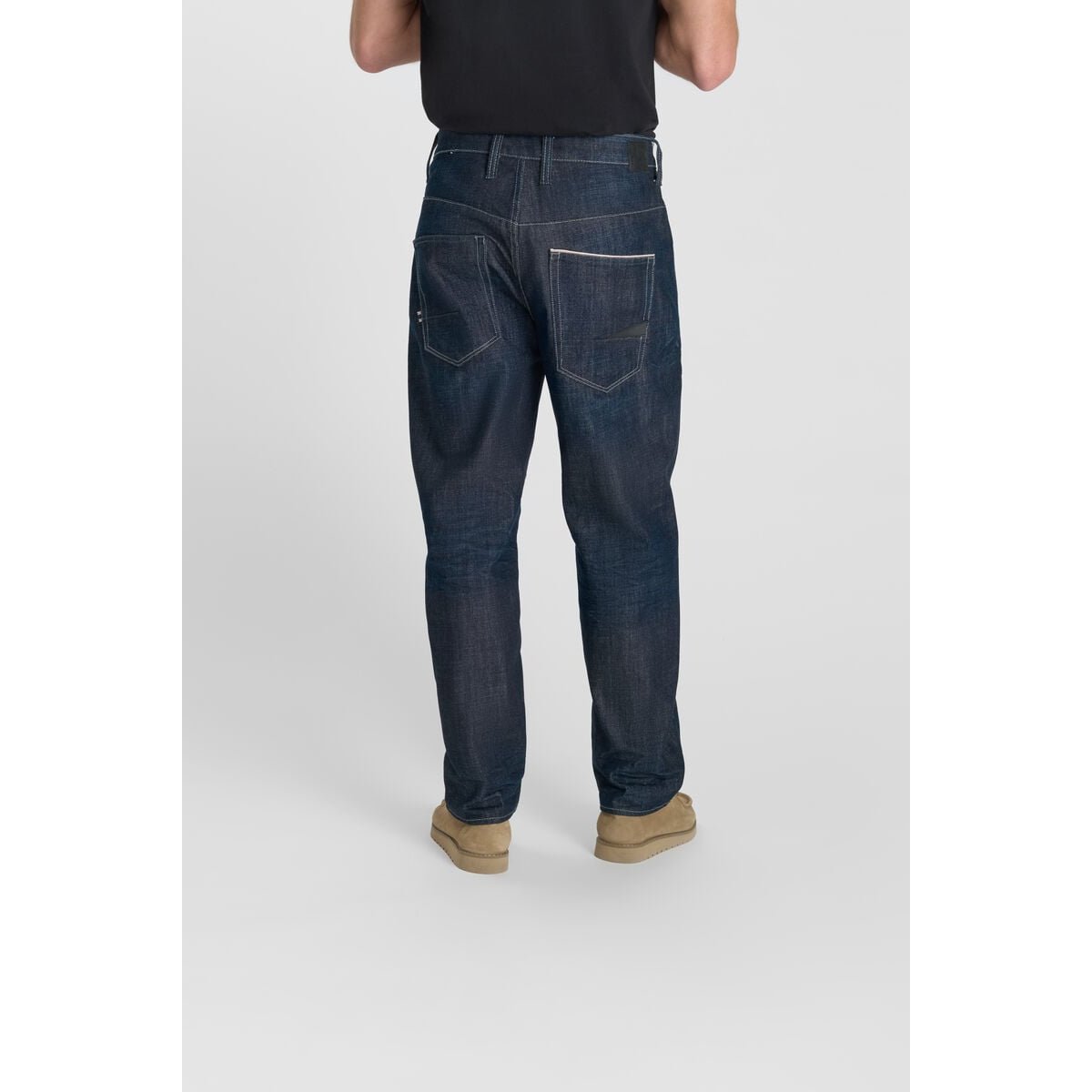 Jeans loose, large loose, longueur 34 blue, LE TEMPS DES CERISES