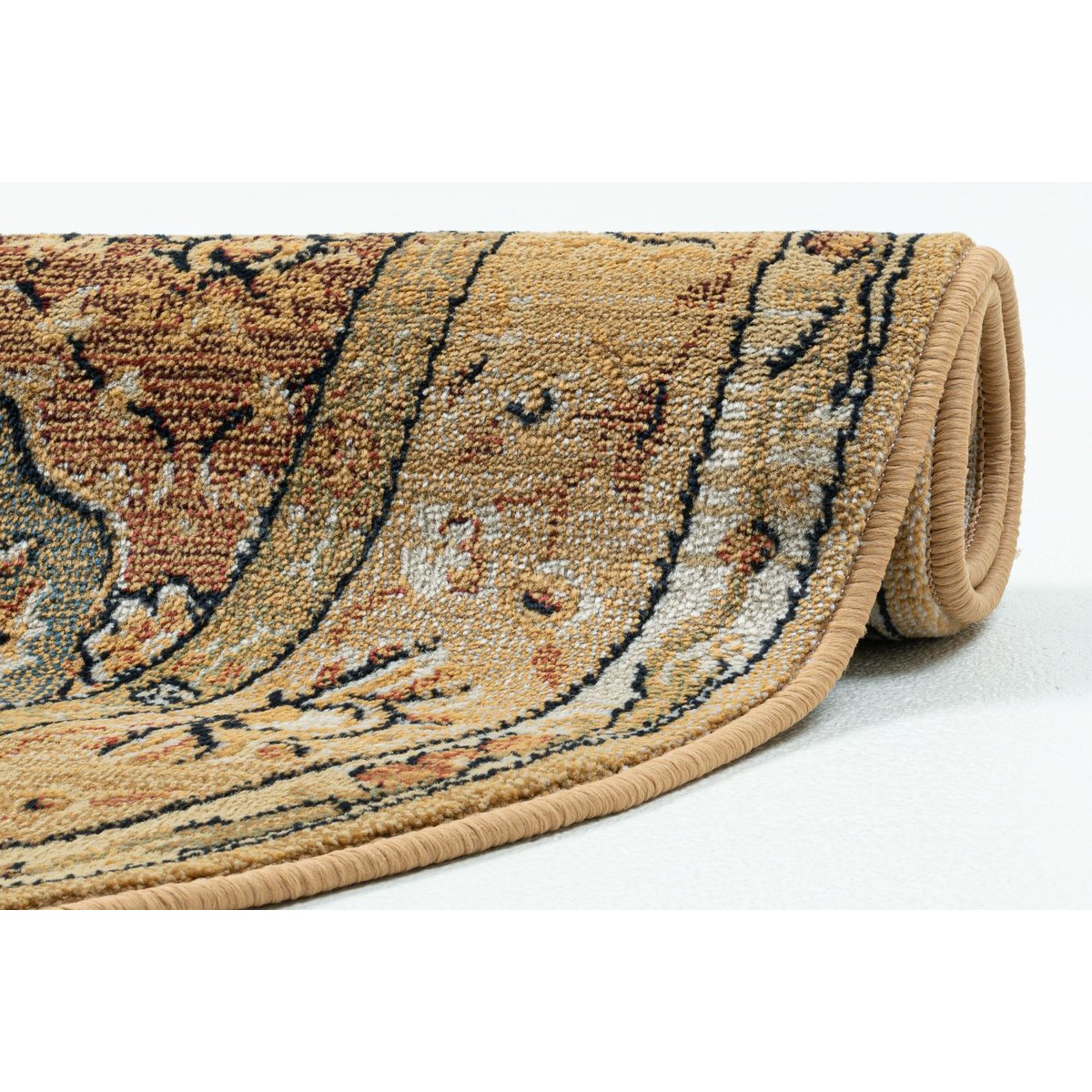 Tapis tissé à poils courts - GABIRO beige, THEKO