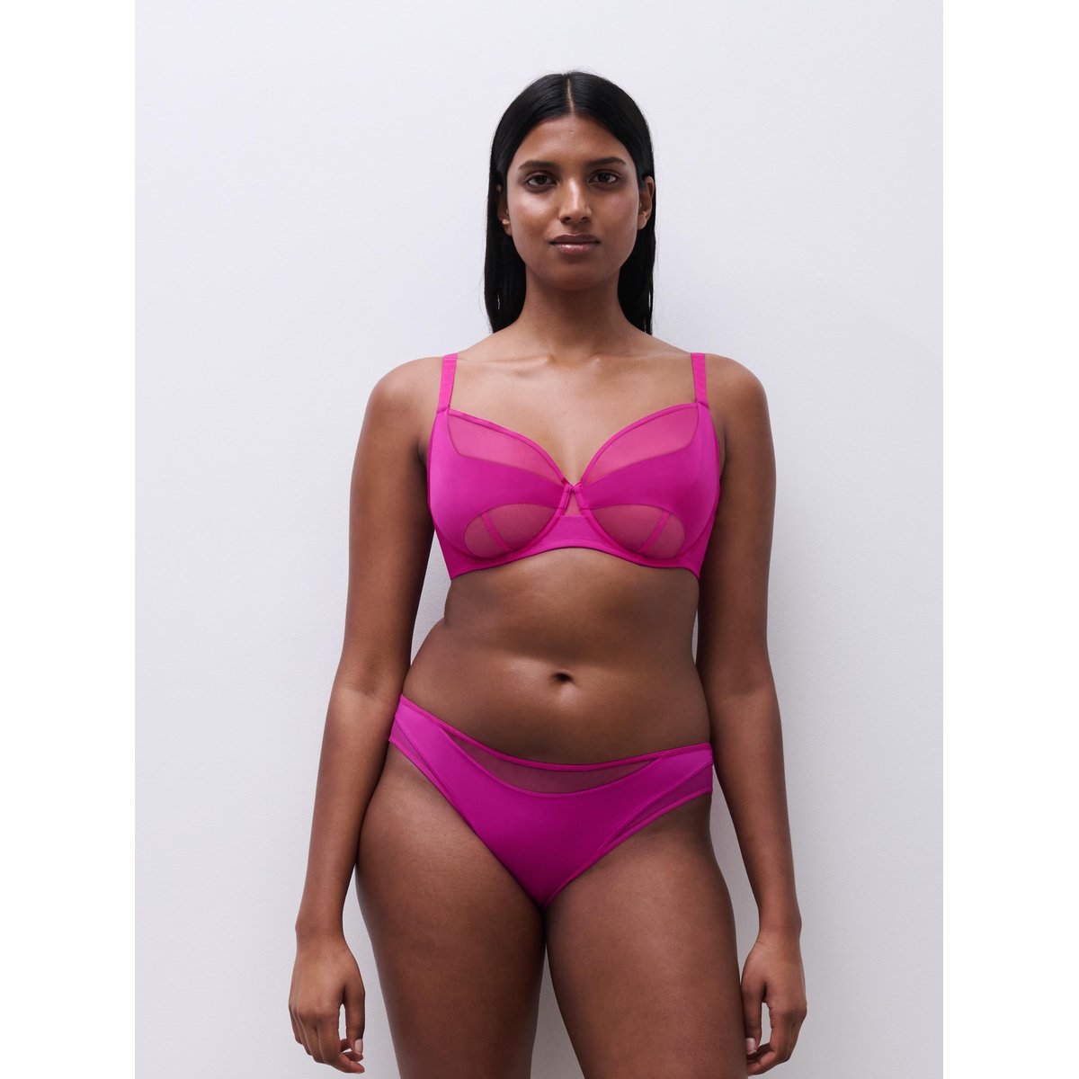 Soutien-gorge emboîtant EDGE fushia london, CHANTELLE PULP
