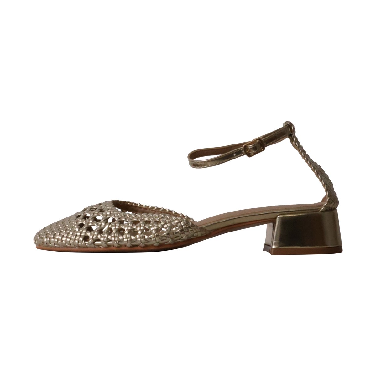 Escarpins à Talon Paris or, ENZA NUCCI