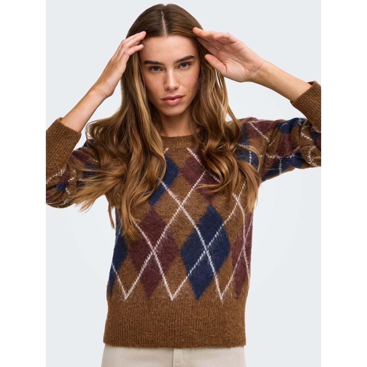 Pull En Maille marron - bison 1, JDY