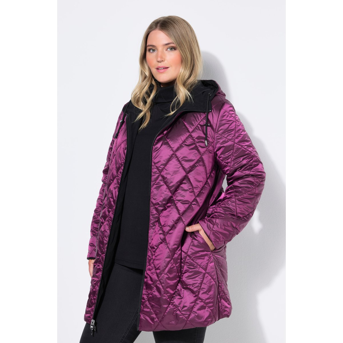 Manteau matelassé réversible HYPRAR noir, ULLA POPKEN