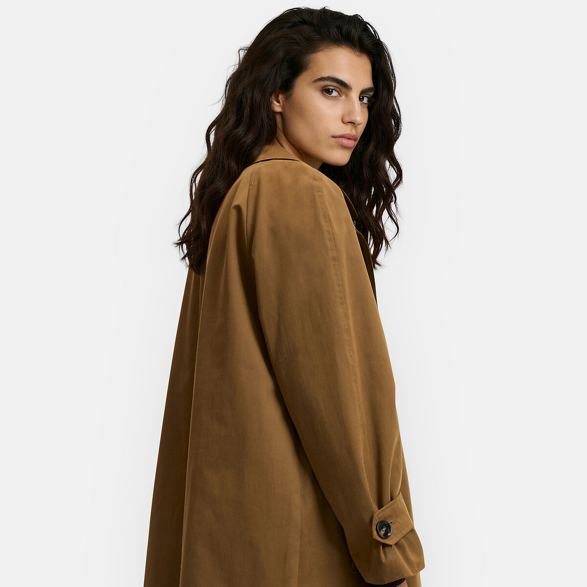 Gabardina oversize con botones, Signature MAURICE caqui, LA REDOUTE COLLECTIONS