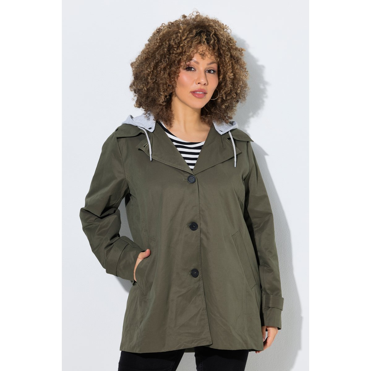 Trench-coat vert loden, ULLA POPKEN