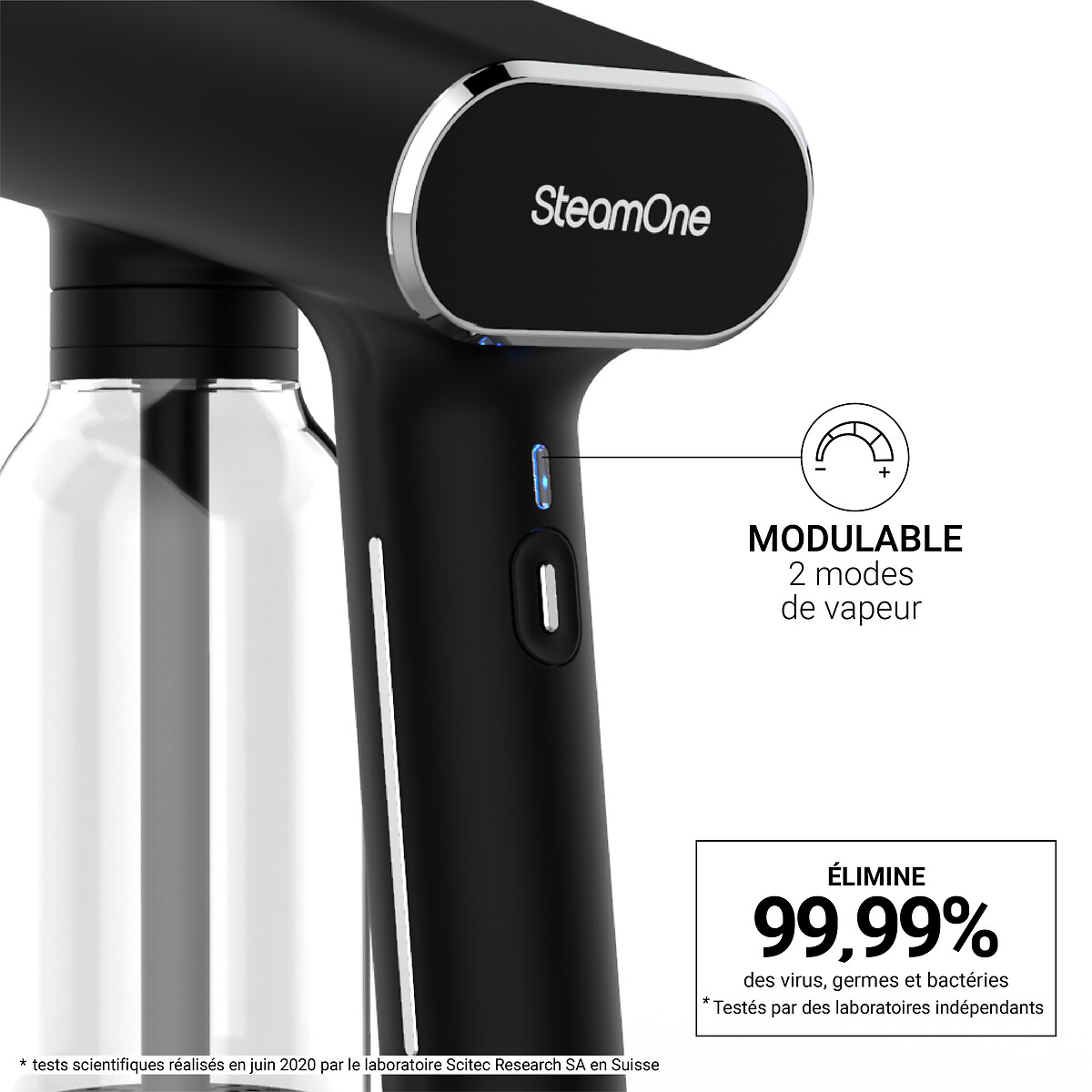 Défroisseur à main Karl XL noir, STEAMONE