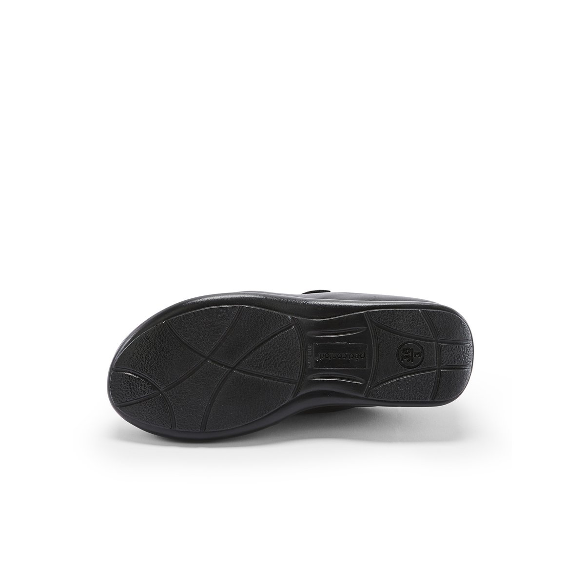 Derbies cuir pour pieds ultra-sensibles noir, PEDICONFORT