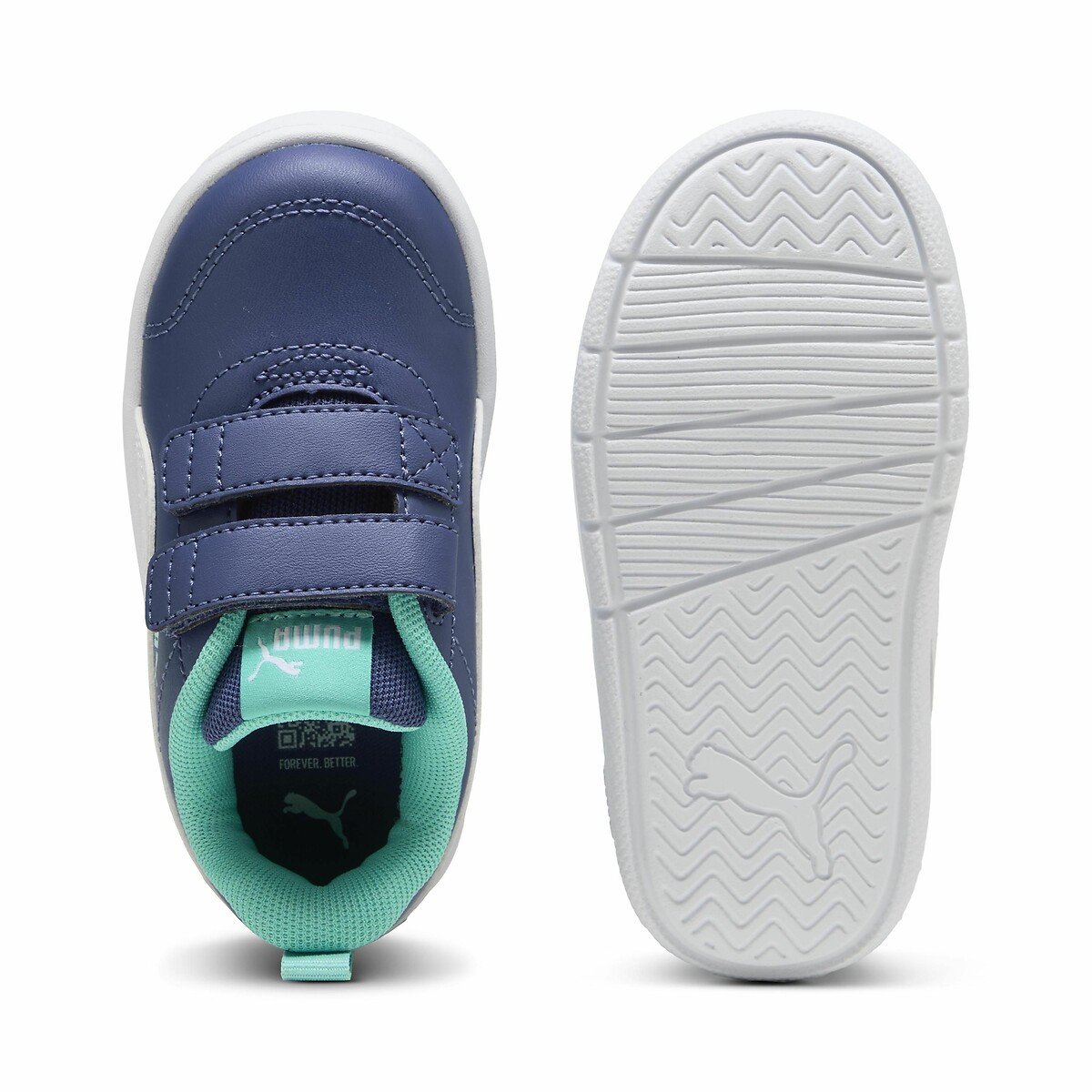 Sapatilhas Courtflex V3 azul-escuro/branco, PUMA