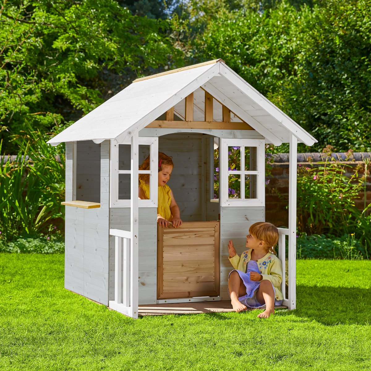 Maisonnette modulable PERCE-NEIGE gris - blanc - marron, TP TOYS
