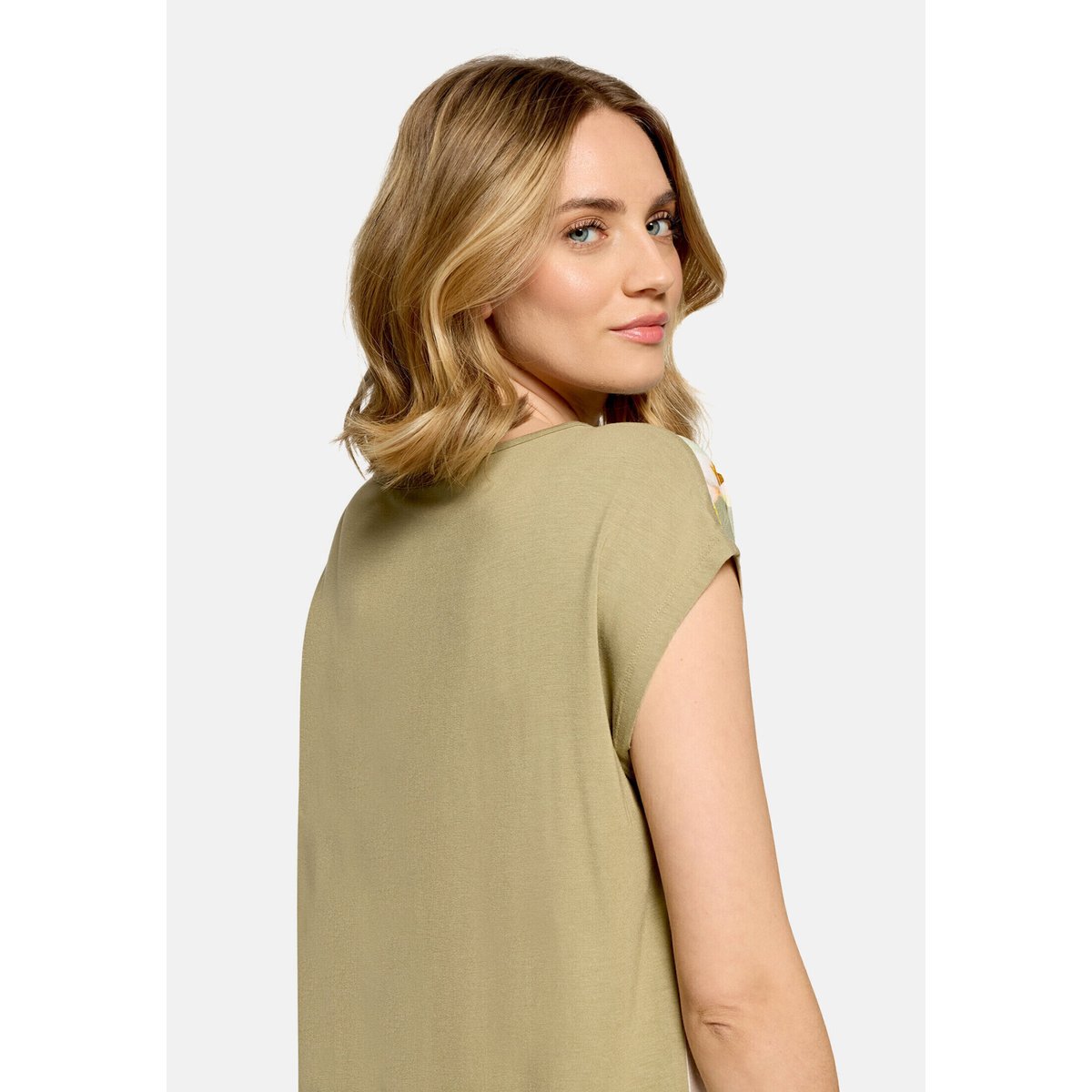 Haut casual à impression beige/yellow, BETTY BARCLAY
