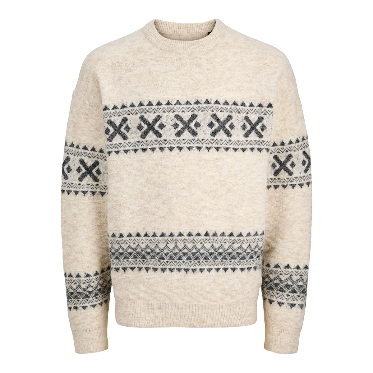 Pull En Maille simply taupe, JACK AND JONES PREMIUM