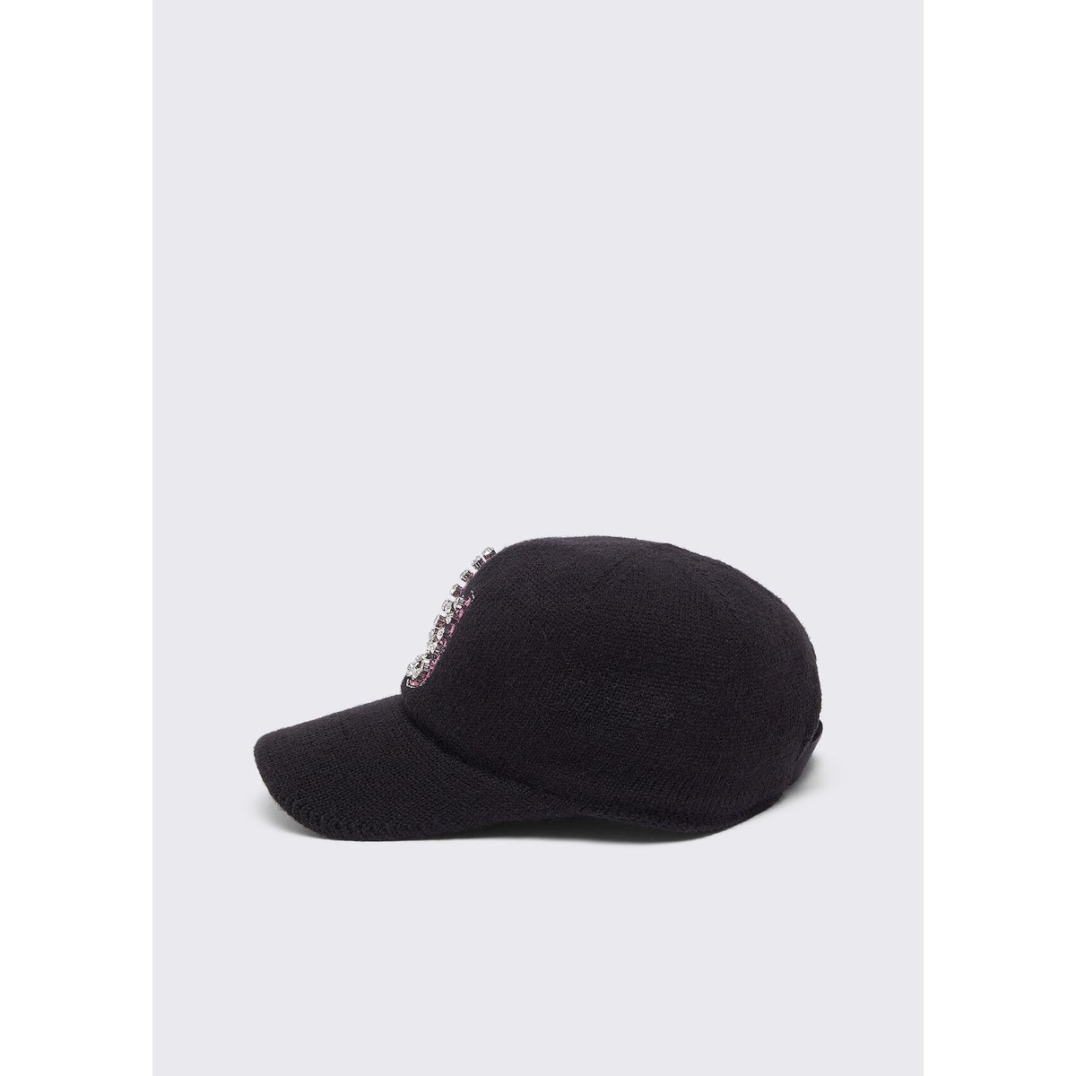 Casquette de baseball avec broderie bijou noir, LIU JO