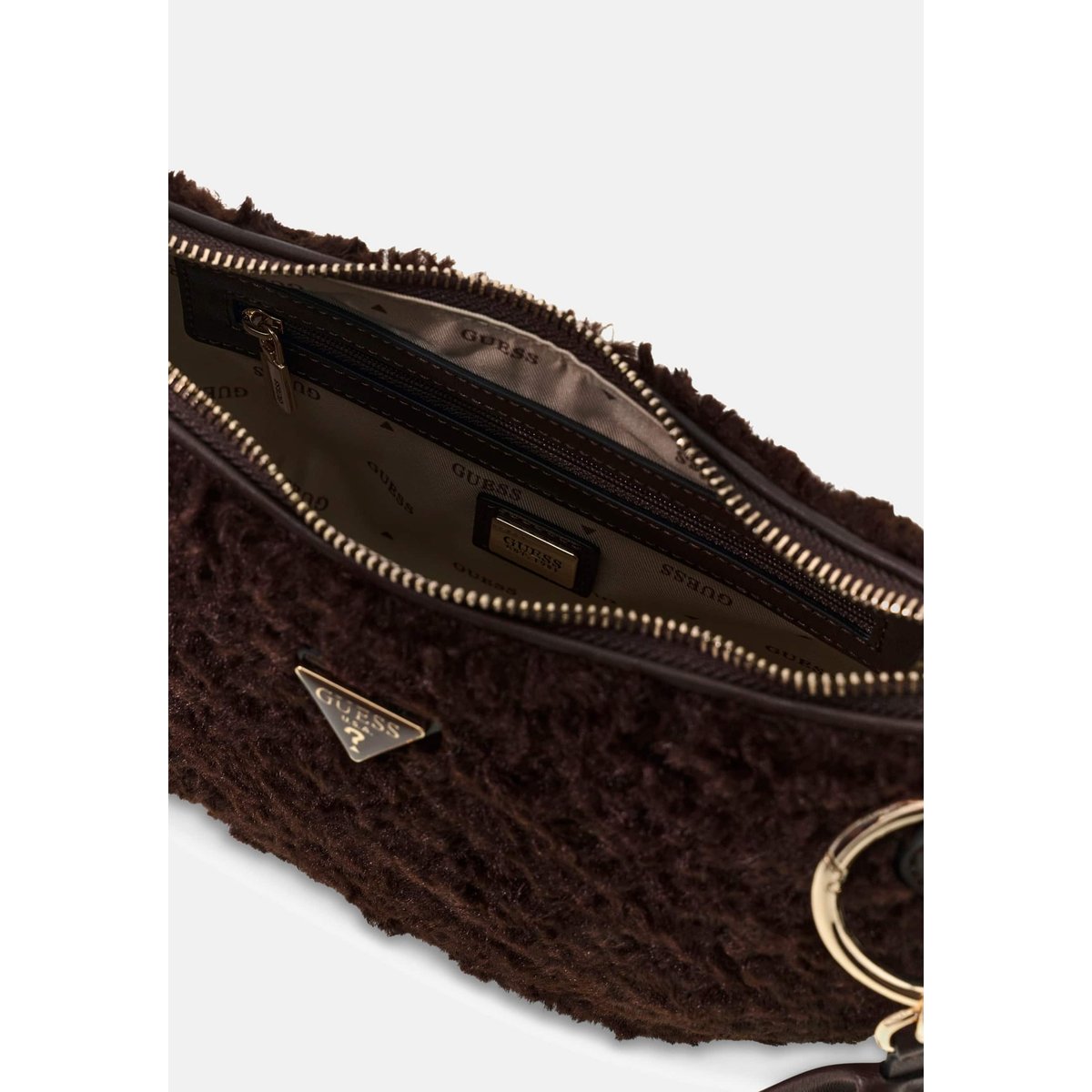 Sac À Épaule Katie marron, GUESS