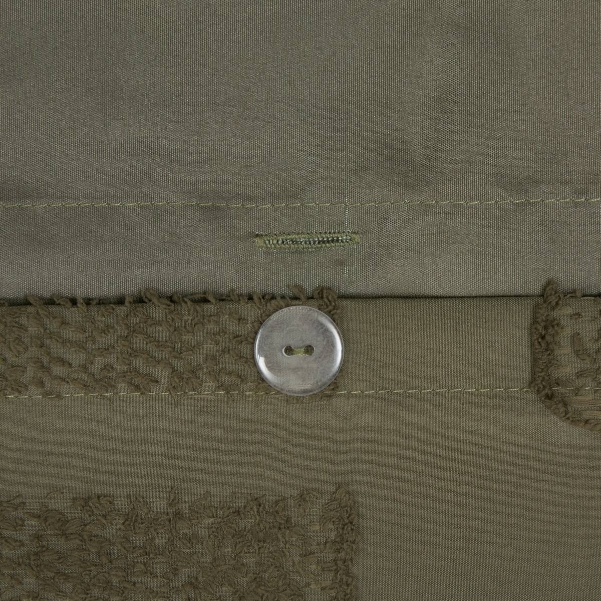 Parure de lit double AMY vert kaki, ATMOSPHERA