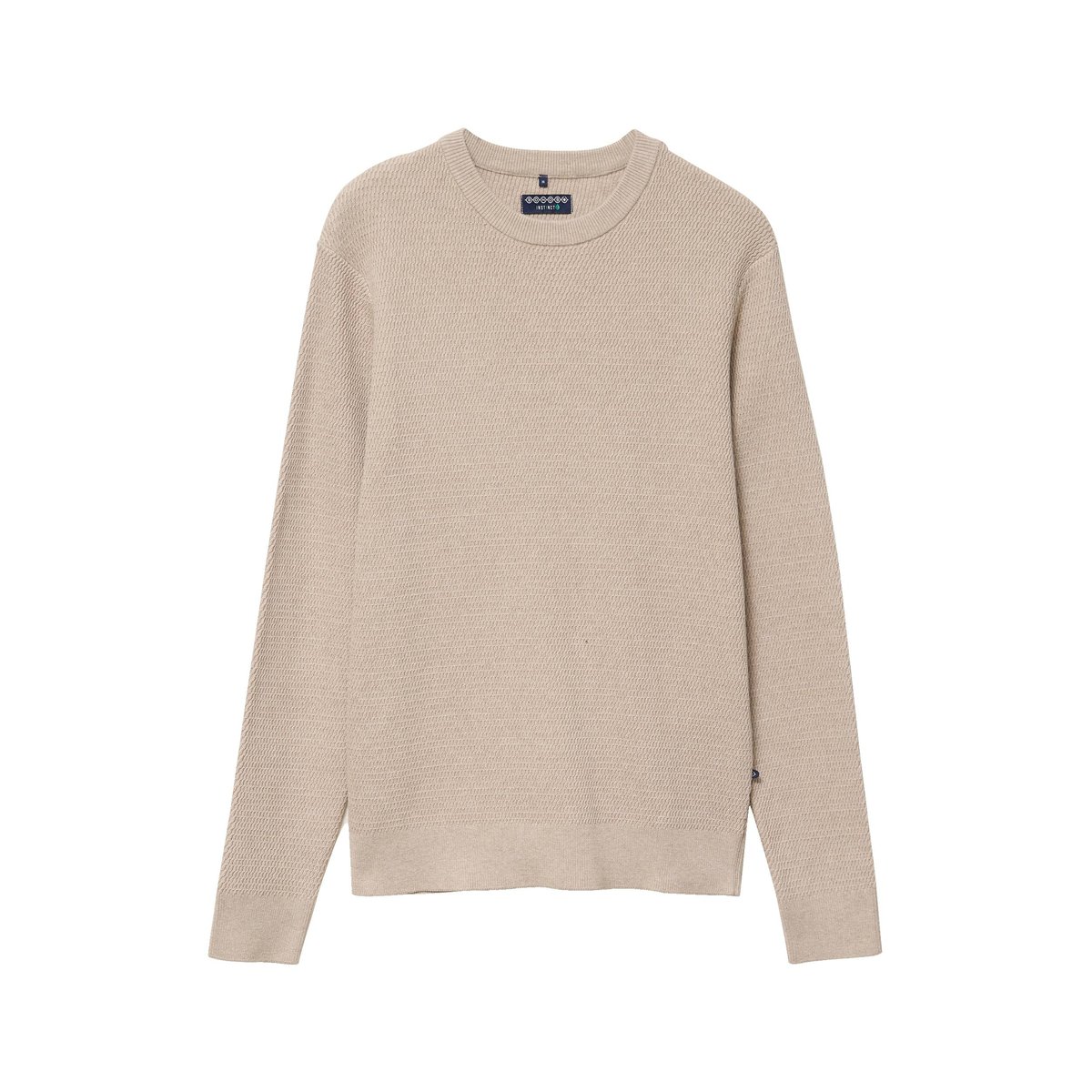 Pull droit manches longues sable, BONOBO