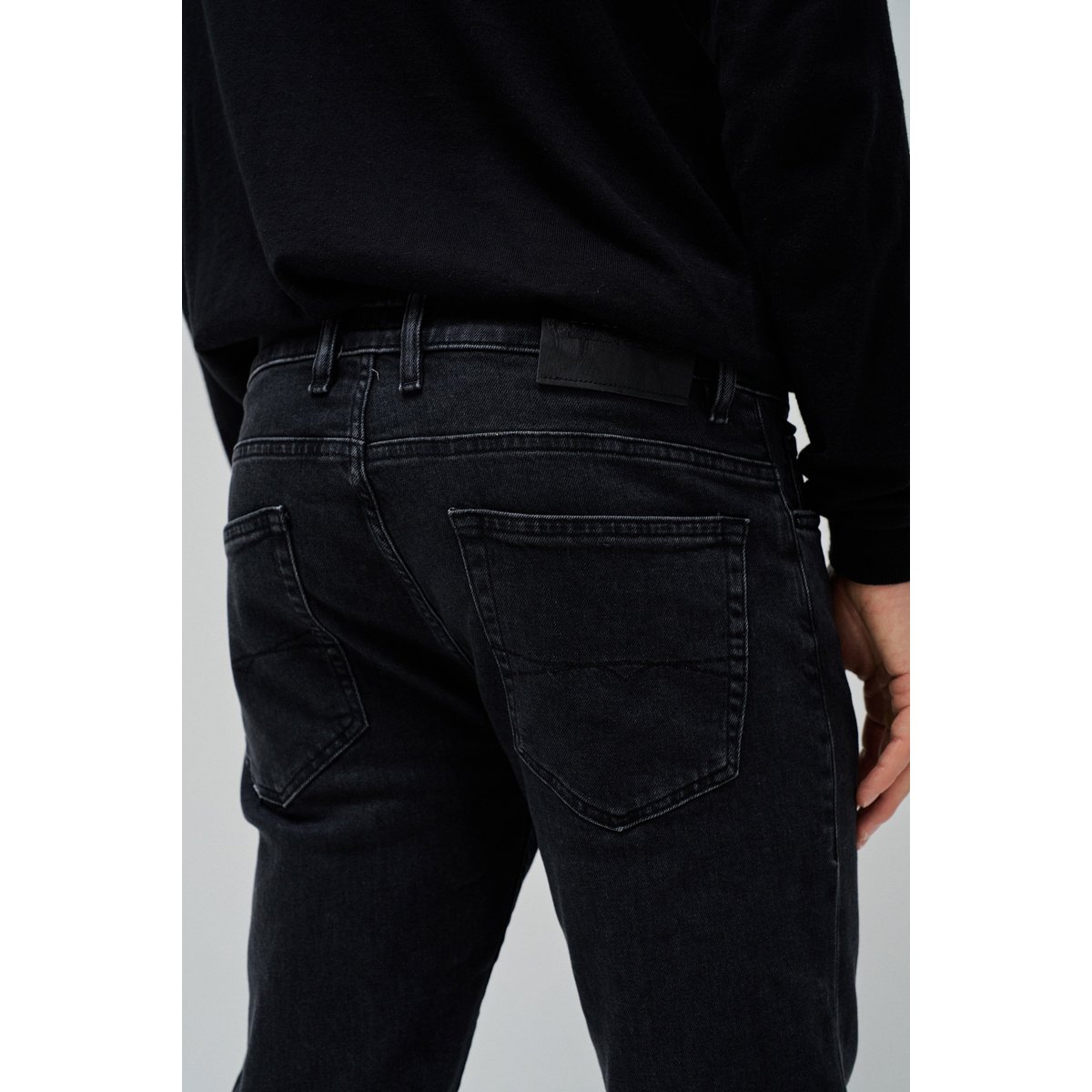 JEAN REGULAR S-REPEL noir, SALSA JEANS