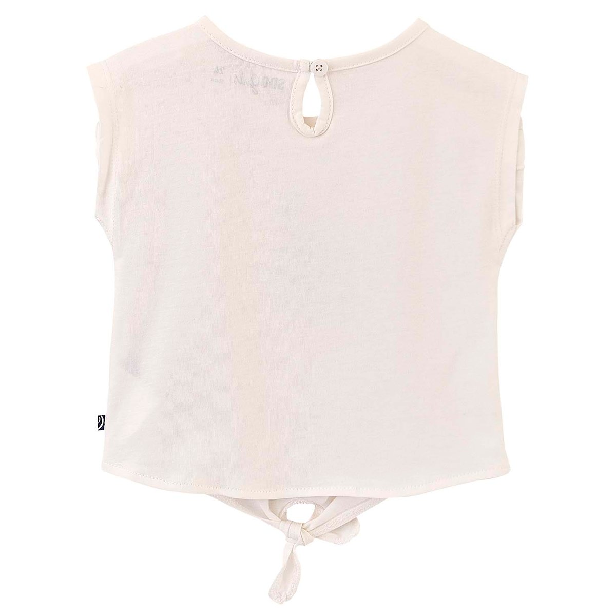 Tee shirt a volants candrali beige, SUCRE D'ORGE