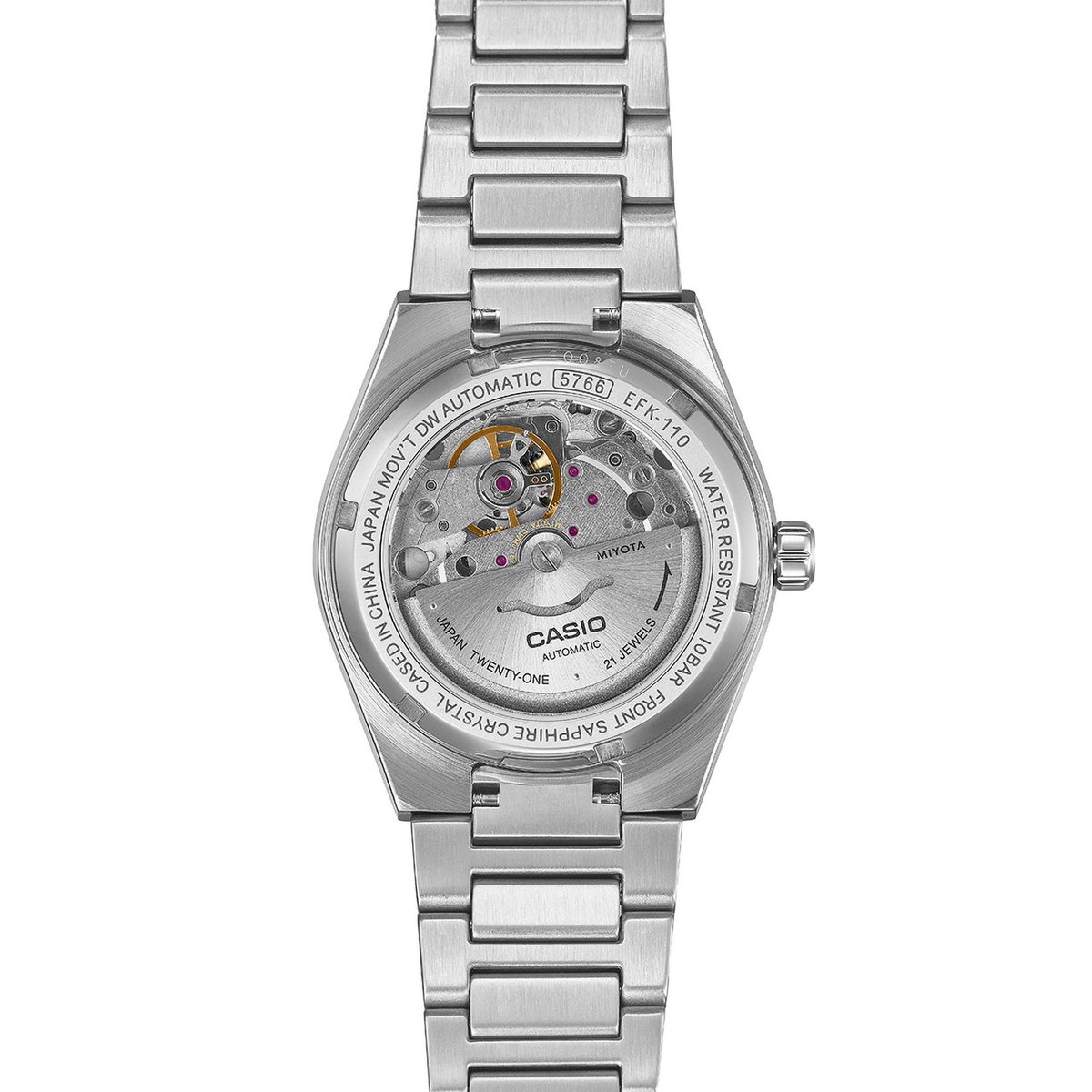 Montre Analogique EDIFICE argenté bleu argenté, CASIO