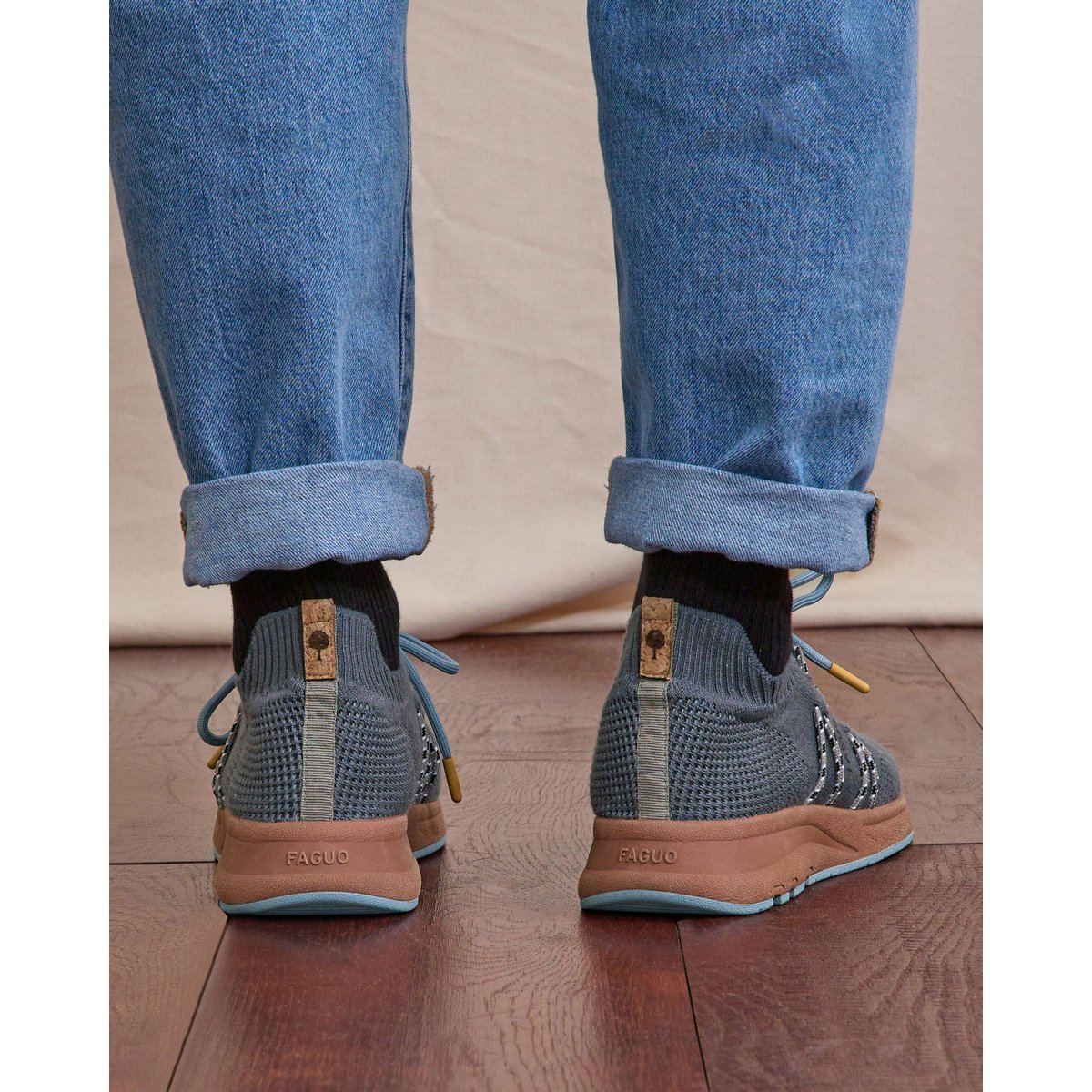 Running HEARTWOOD gris foncé, FAGUO