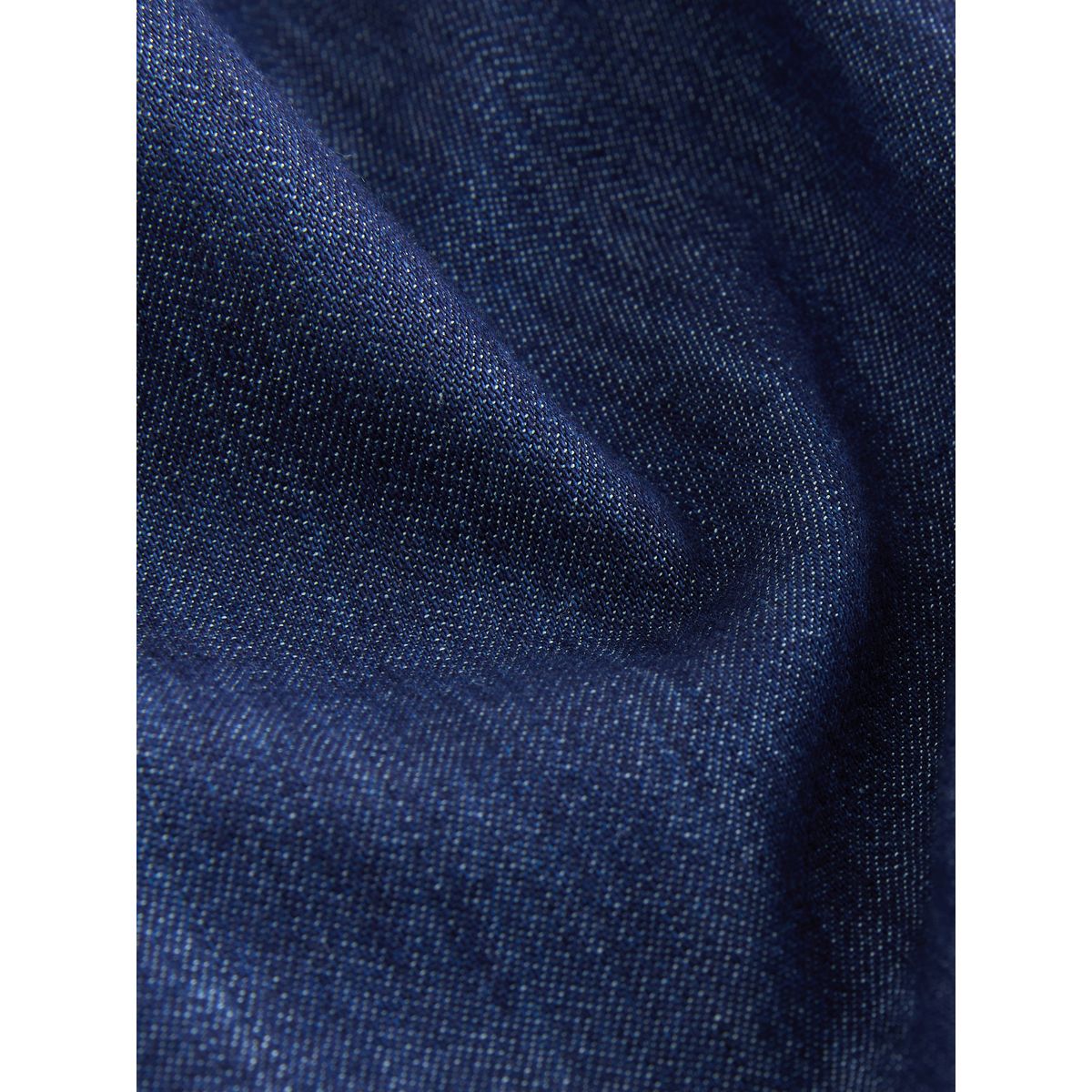 Robe mi-longue en jean style caftan bleu foncé, NEXT