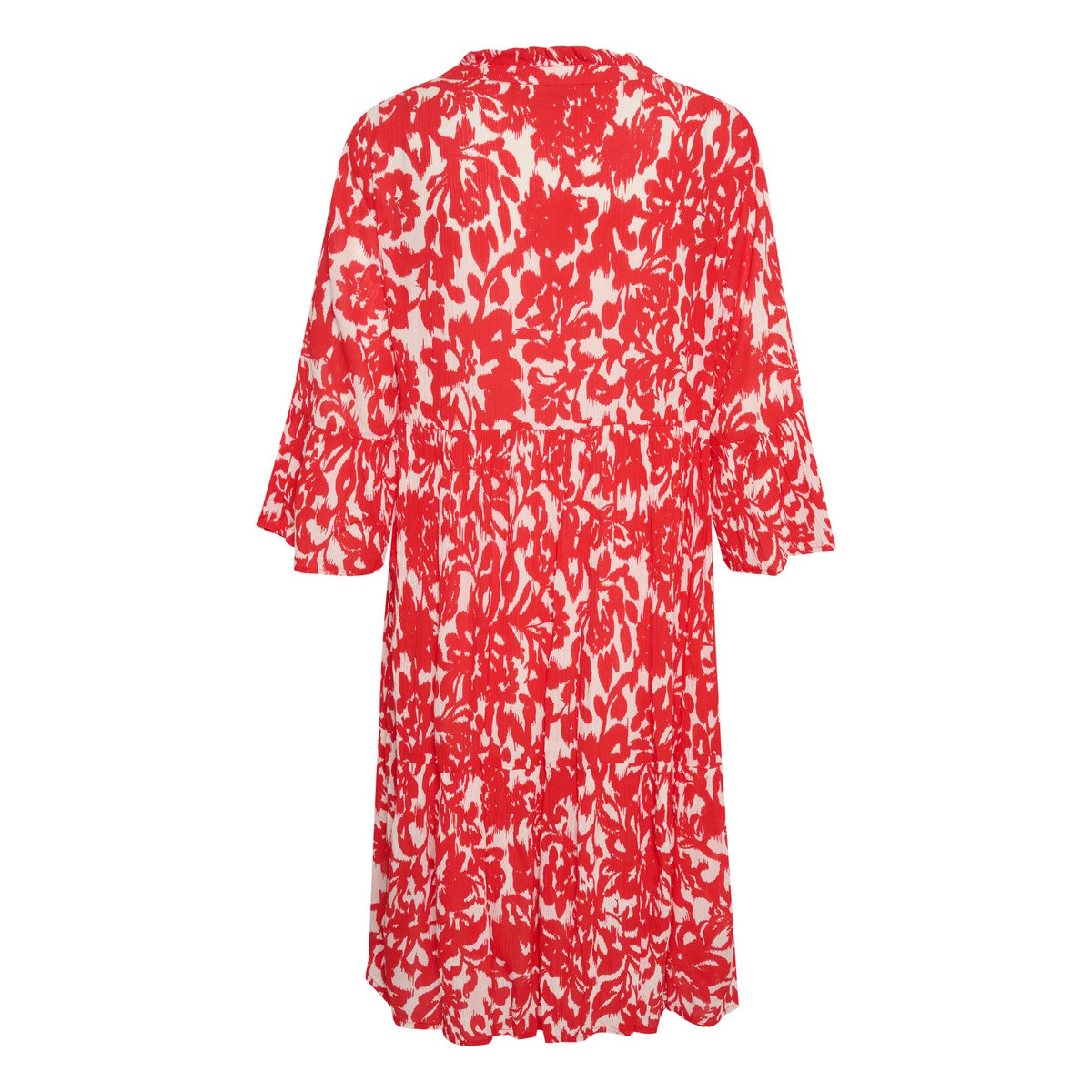Robe rouge flower print, KAFFE