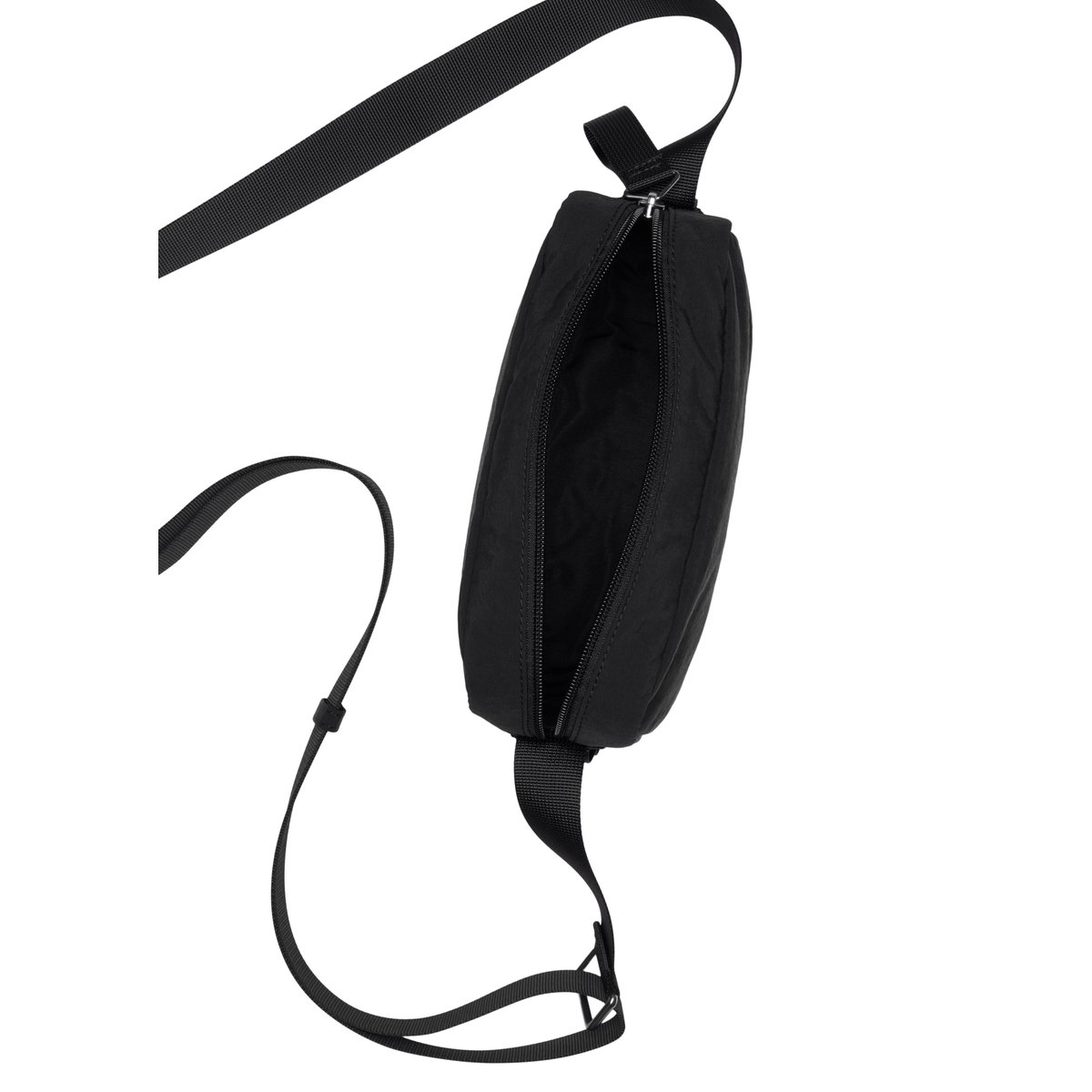 Sac à bandoulière modèle Lima petit format en nylon recyclé noir, MARC O'POLO