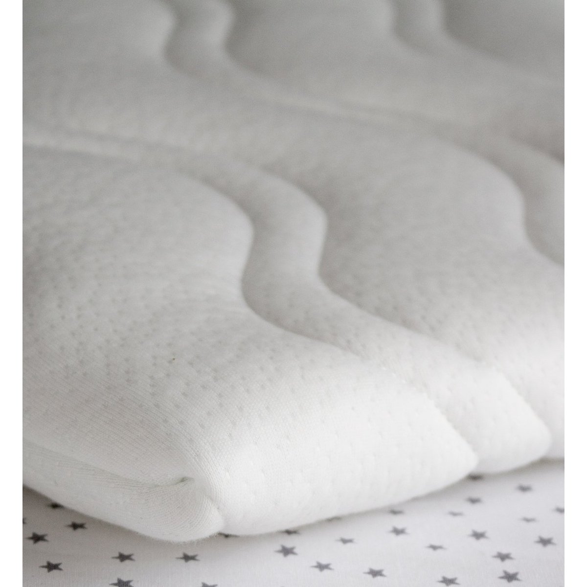 Plan incliné anti-reflux pour lit bébé ALOE R blanc, KADOLIS