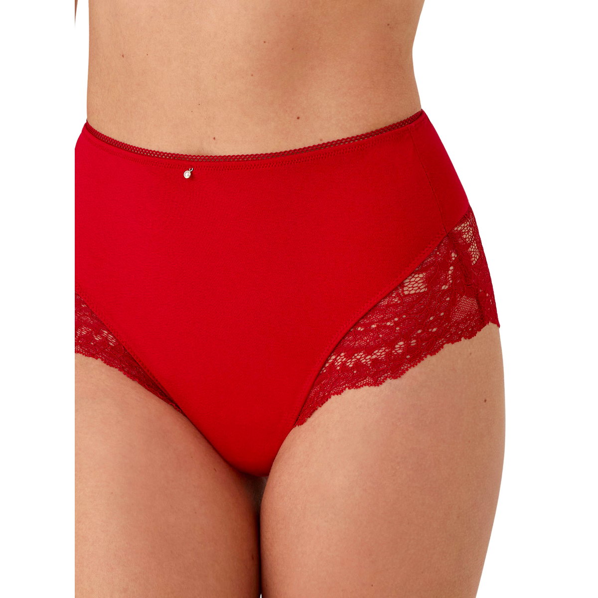 Culotte slip gainant taille haute RENATTA rouge, SELMARK