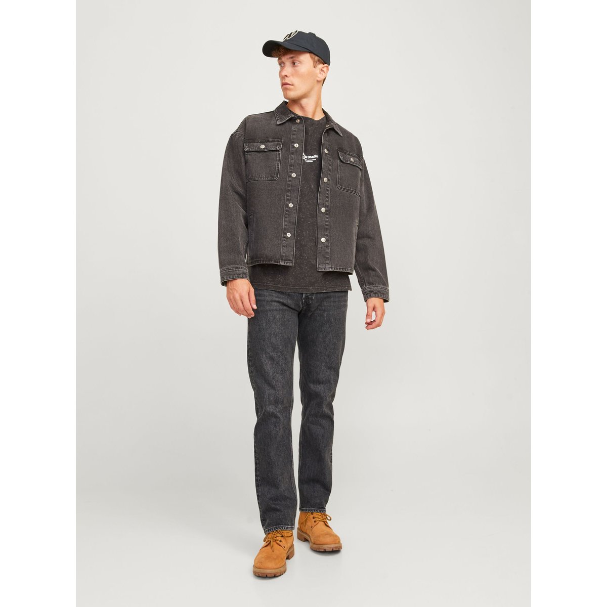 Jean Coupe Décontractée black denim, JACK & JONES