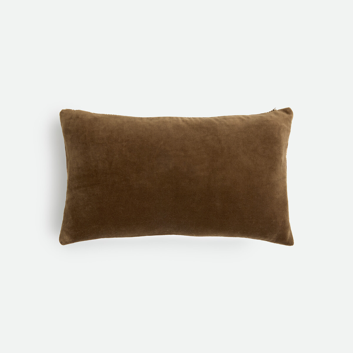 Funda de cojín rectangular, de terciopelo, MADELY bronce , LA REDOUTE INTERIEURS